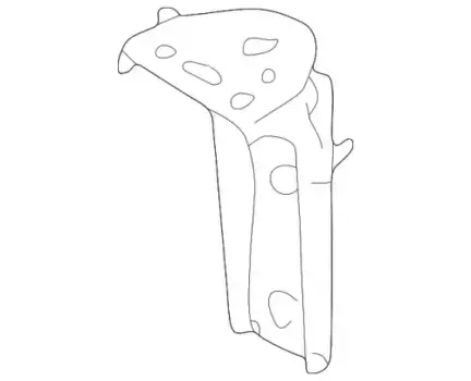 кронштейн стабилизатора заднего!\ Mitsubishi Lancer 03> MR403777