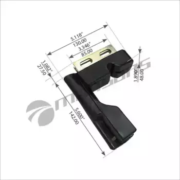 кронштейн защелки капота !FLC левый Г-образный OEM A17-12759-000 \FREIGHTLINER 360.211 MANSONS