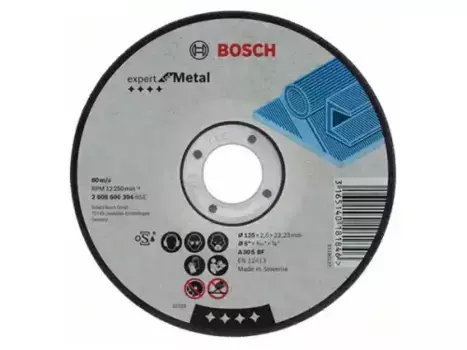 круг отрезной 125х2.5x22.2 мм! для металла Expert \ 2 608 600 394 BOSCH