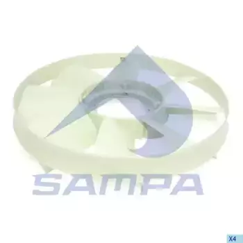 крыльчатка вентилятора! 8 лопастей d=750mm, d2=243mm\ MB Actros/Atego/Axor 200.179-01 SAMPA