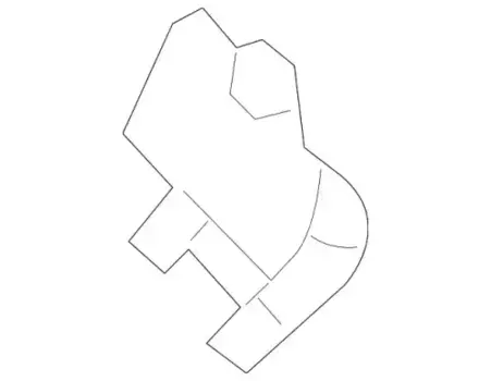 КРЫШКА ОМЫВАТ ФАРЫ ЛЕВ/COVER - WASHER JE LR036198 LAND ROVER