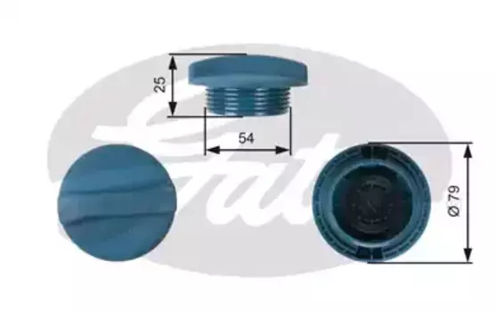 Крышка расширительного бачка GATES RC205