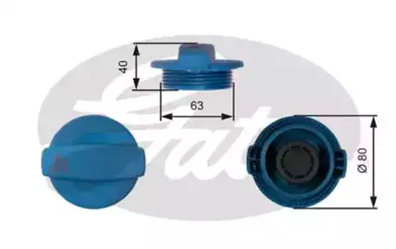 Крышка расширительного бачка GATES RC237