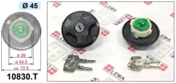 Крышка топливного бака (бензобака) LE.MA. 10830.T