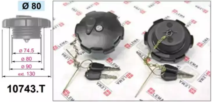 Крышка топливного бака (бензобака) LE.MA. 10743.T