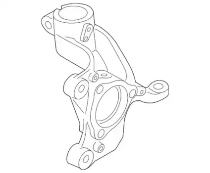 Кулак поворотный VAG 5Q0407254A