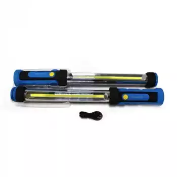 лампа светодиодная! аккум. сборная (2х10W COB LED,2 магнита,2крючока,180гр,1000Lm,2000mAh)\ RF-L03 ROCK FORCE