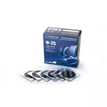 латки круглые! Ф25, 100 шт. коробка\ F.25.K.100. ROSSVIK