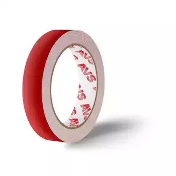 лента! клейкая двусторонняя 12ммx5м вспененная основа (белая)\ A07713S AVS