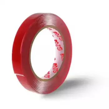 лента клейкая! двусторонняя SCH-027 9 mm x 5 m акриловая основа (прозрачная)\ A40223S AVS