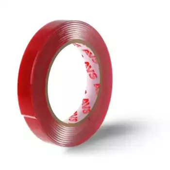 лента клейкая! двусторонняя SCH-028 12 mm x 5 m акриловая основа (прозрачная)\ A40224S AVS