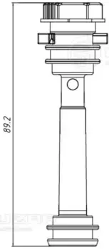 LL 2610 Винт регулир. радиатора охл. для а/м BMW 3 (E90) (05-)/1 (E81) (04-)/X1 (E84) (09-) (АКПП) ( LUZAR