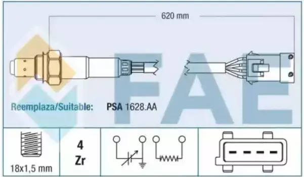 Лямбда-зонд FAE 77164