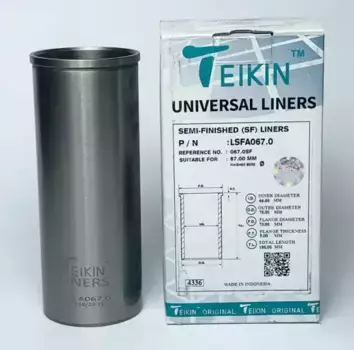 LSFA0670 Гильза сухая универсальная D=67.00, ID=66.00, OD=70.00, FD=73.00, TL=180.00, FT=5.00 TEIKIN