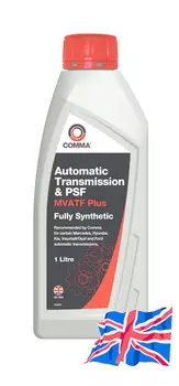Масло для АКПП и ГУР COMMA MVATF Plus MVATF1L синтетическое 1 л