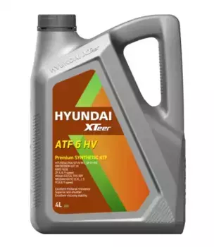 Масло для АКПП и ГУР HYUNDAI XTEER ATF 6 1041412 синтетическое 4 л