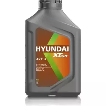 Масло для АКПП и ГУР HYUNDAI XTEER ATF 3 1120006 синтетическое 20 л