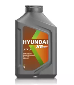 Масло для АКПП и ГУР HYUNDAI XTEER ATF 3 1011011 синтетическое 1 л