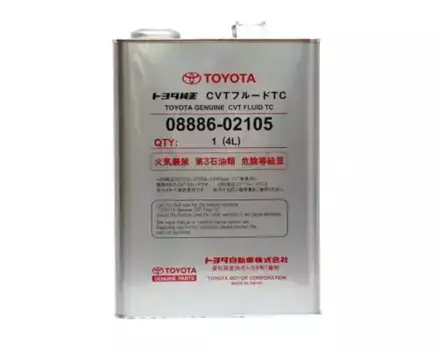 Масло для АКПП и ГУР TOYOTA / LEXUS 08886-02105 синтетическое 4 л