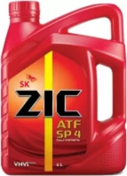 Масло для АКПП и ГУР ZIC ATF SP 4 162646 синтетическое 4 л