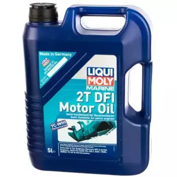 Масло для лодочных моторов 2-тактное LIQUI MOLY Marine 25063 полусинтетическое 5 л