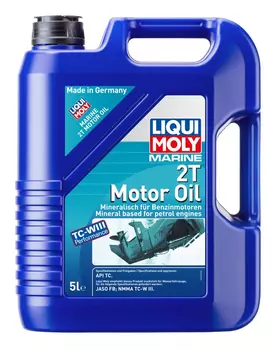 Масло для лодочных моторов 2-тактное LIQUI MOLY Marine 25020 минеральное 5 л