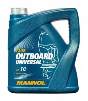 Масло для лодочных моторов 2-тактное MANNOL Outboard Universal MN72084 минеральное 4 л