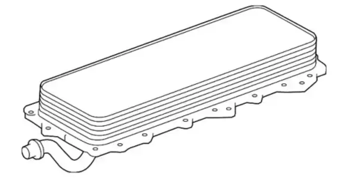 Масляный радиатор LAND ROVER LR010754