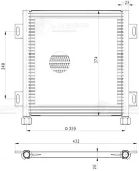 Масляный радиатор LUZAR LOC 1304