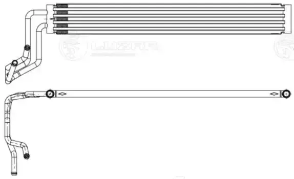 Масляный радиатор LUZAR LOC 1825