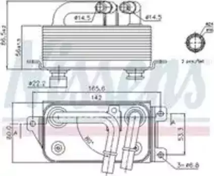 Масляный радиатор NISSENS 90911