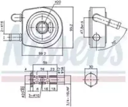 Масляный радиатор NISSENS 91102