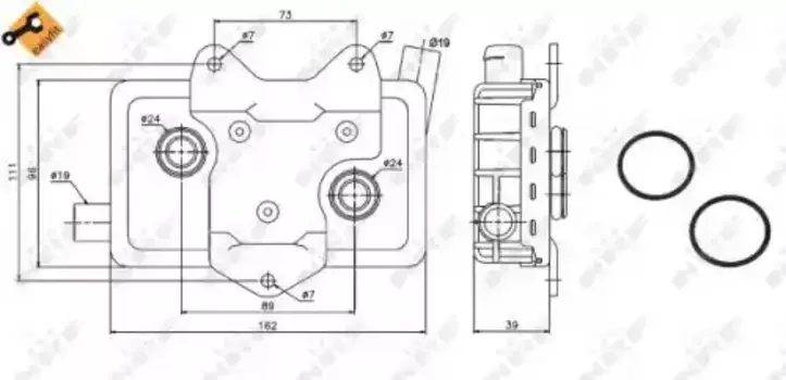 Масляный радиатор NRF 31180