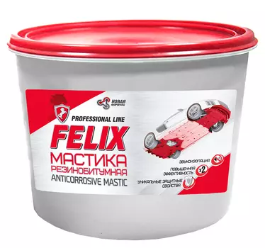 мастика! FELIX резино-битумная в п/э ведре, 2кг\ 411040081