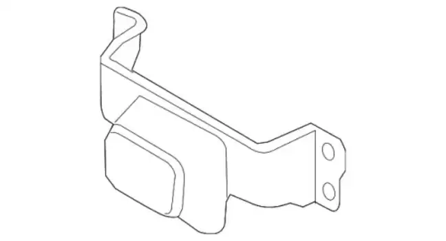 Mazda,Кронштейн стойки замка капота GHR1-50-1C0A