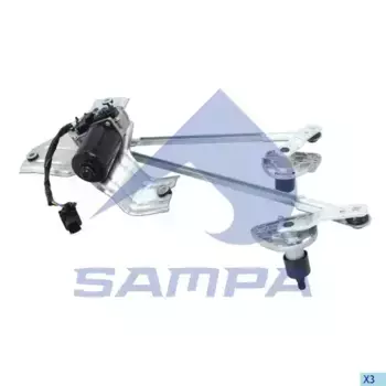 механизм стеклоочистителя! в сборе с мотором\ MB Actros MP4 209.157 SAMPA