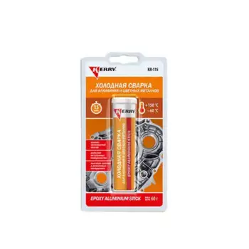 металлопластилин! алюмонаполненный (для алюминия и цветных металлов)(блистер) 60гр \ KR-115 KERRY