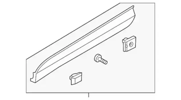 МОЛДИНГ ДВЕРИ 87721S1000CA MOBIS