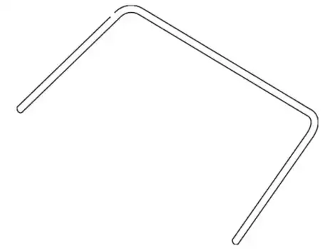 МОЛДИНГ СТЕКЛА ЗАДНЕГО 871313K000 HYUNDAI