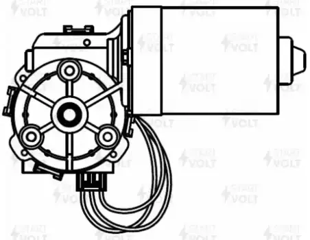 Мотор стеклоочистителя СТАРТВОЛЬТ VWF 2003