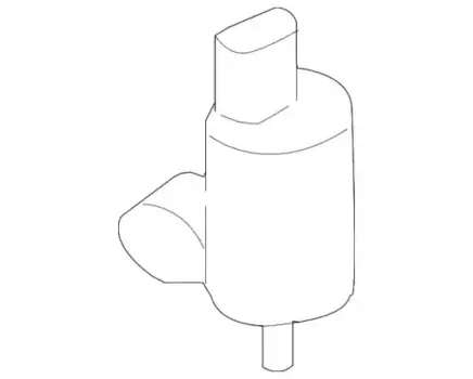 МОТОР СТЕКЛООМЫВАТЕЛЯ 8260A217 MITSUBISHI