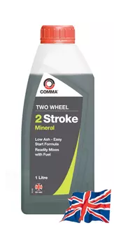 Моторное масло 2-х тактное COMMA TWO WHEEL TST1L минеральное 1 л