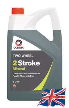 Моторное масло 2-х тактное COMMA TWO WHEEL TST5L минеральное 5 л