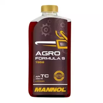 Моторное масло 2-х тактное MANNOL Agro MN7858-1 минеральное 1 л