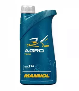 Моторное масло 2-х тактное MANNOL Agro MN7206-1 минеральное 1 л