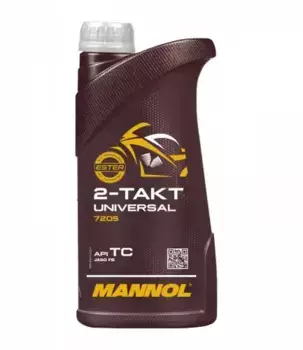 Моторное масло 2-х тактное MANNOL Universal MN7205-1 минеральное 1 л