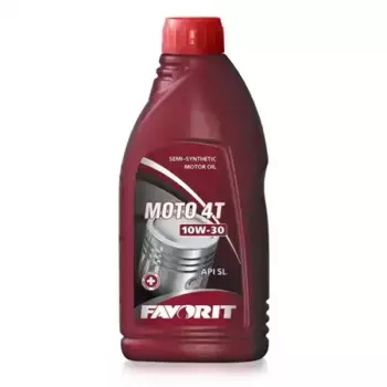 Моторное масло 4-х тактное FAVORIT Moto 99672 10W-30 полусинтетическое 0.5 л