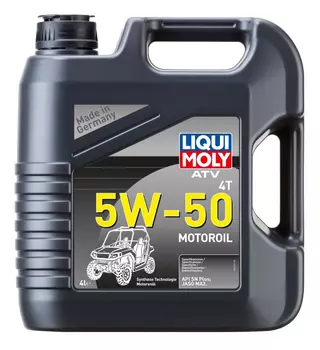 Моторное масло 4-х тактное LIQUI MOLY Motorbike Offroad 20738 5W-50 синтетическое 4 л