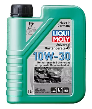 Моторное масло 4-х тактное LIQUI MOLY Universal Gartengerate-Oil 1273 10W-30 минеральное 1 л