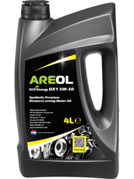 Моторное масло AREOL ECO Energy DX1 5W30AR073 5W-30 синтетическое 4 л